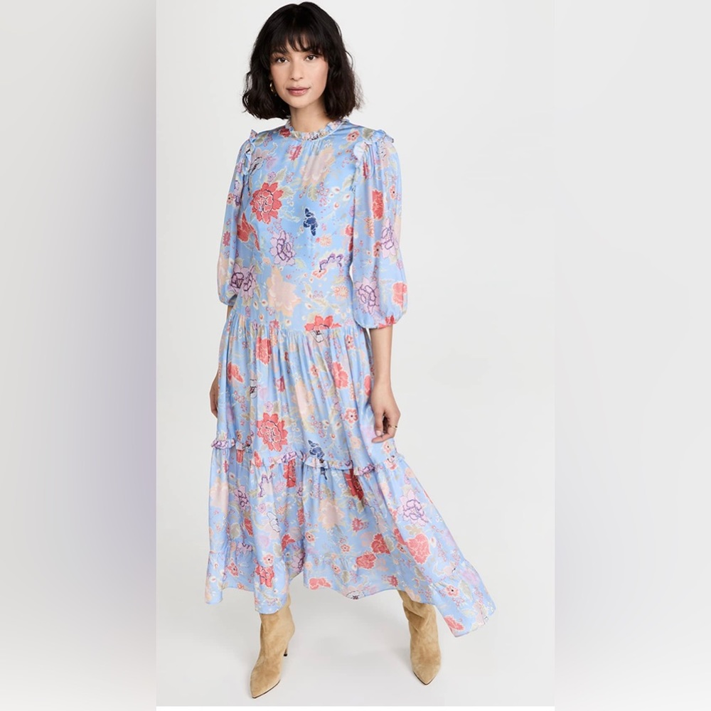 Rixo Monet Floral Dress